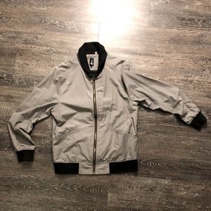 Howe lightweight grey bomber jacket